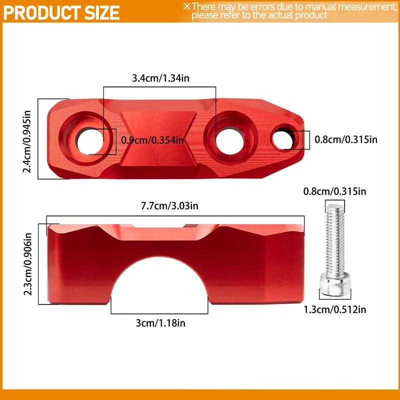 Suitable for Zontes 368G 368g 501g Handlebar Clamp Expansion Function Handlebar Fixing Cover Motorcycle Modification Accessories