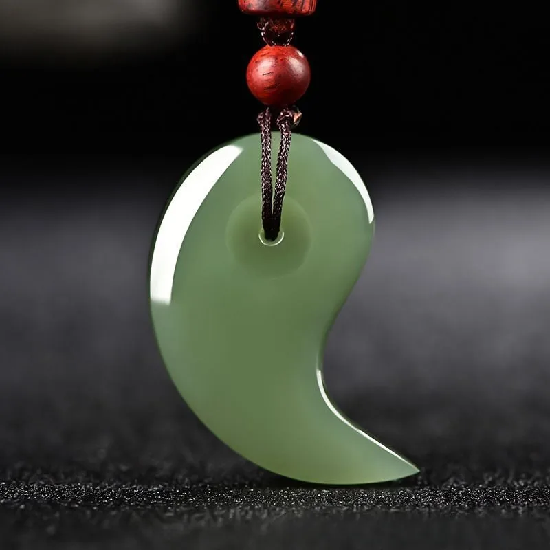 Hetian Jade Taiji Gossip Pendant Male and Female Couples Pisces  Pendant Accessories  reiki  jewelry