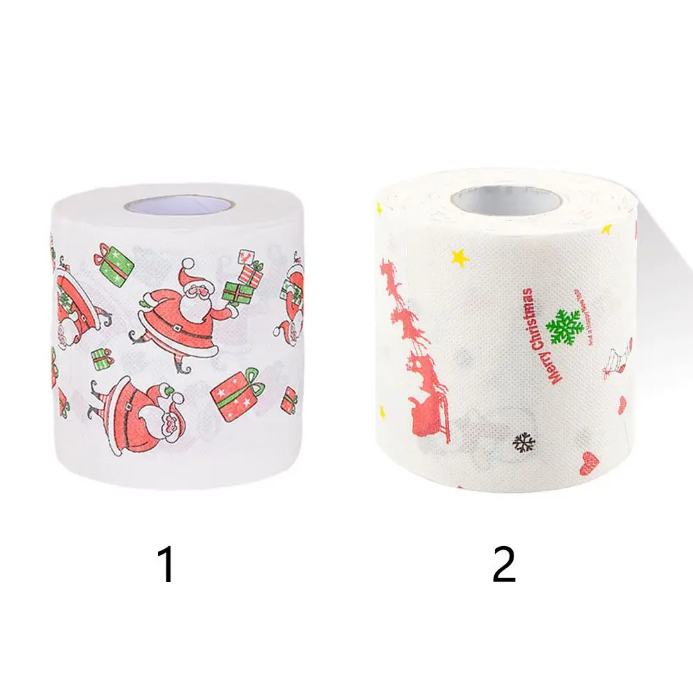 New Year Tissue Santa Claus Xmas Paper Towels Toilet Paper Christmas Paper Roll