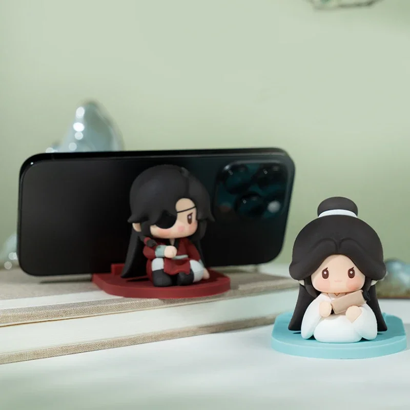 Figuras de Anime Tian Guan Ci Fu Tgcf Xie Lian Hua Cheng, soporte para teléfono móvil, juguetes de muñeca, lindos regalos de Cosplay