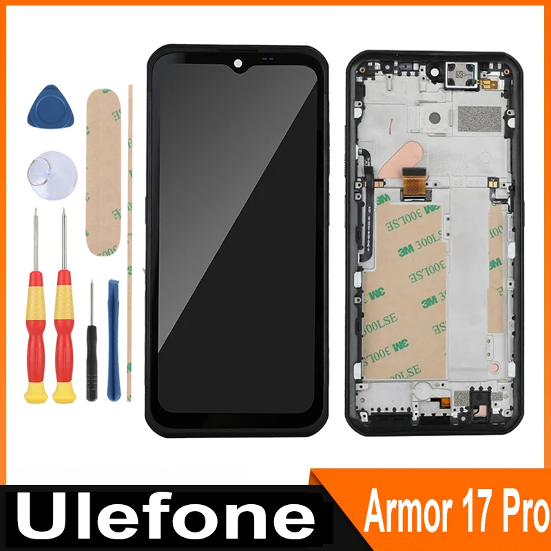 

For Ulefone Armor 17 Pro/ 6.58" FHD+ LCD Display + Touch Screen + With Frame