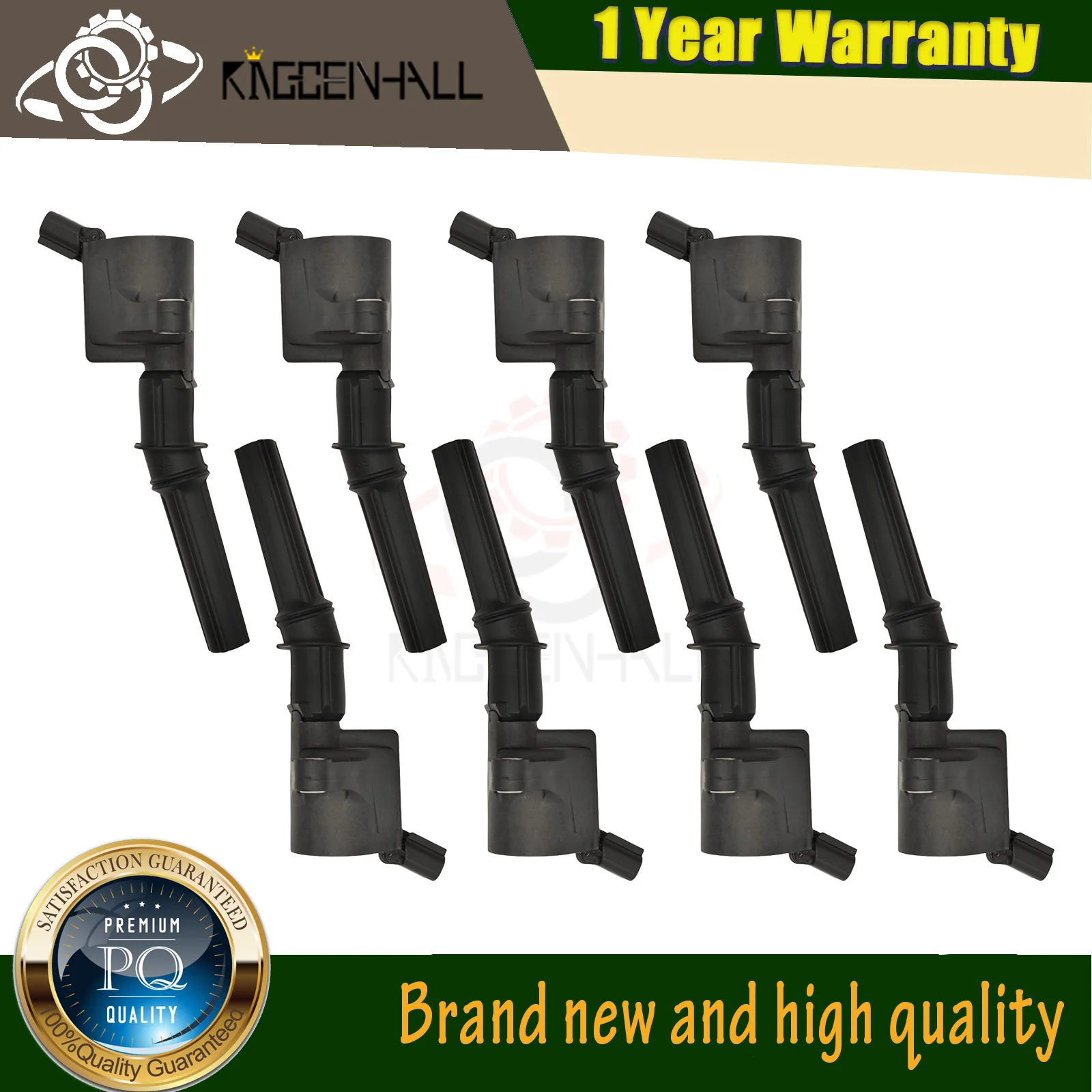 

8 шт. новая качественная катушка зажигания F7TZ-12029-AB F7TZ12029AB для Ford F-150 Expedition 5.4L 1997-2004 Lincoln Mercury 4.6L DG508