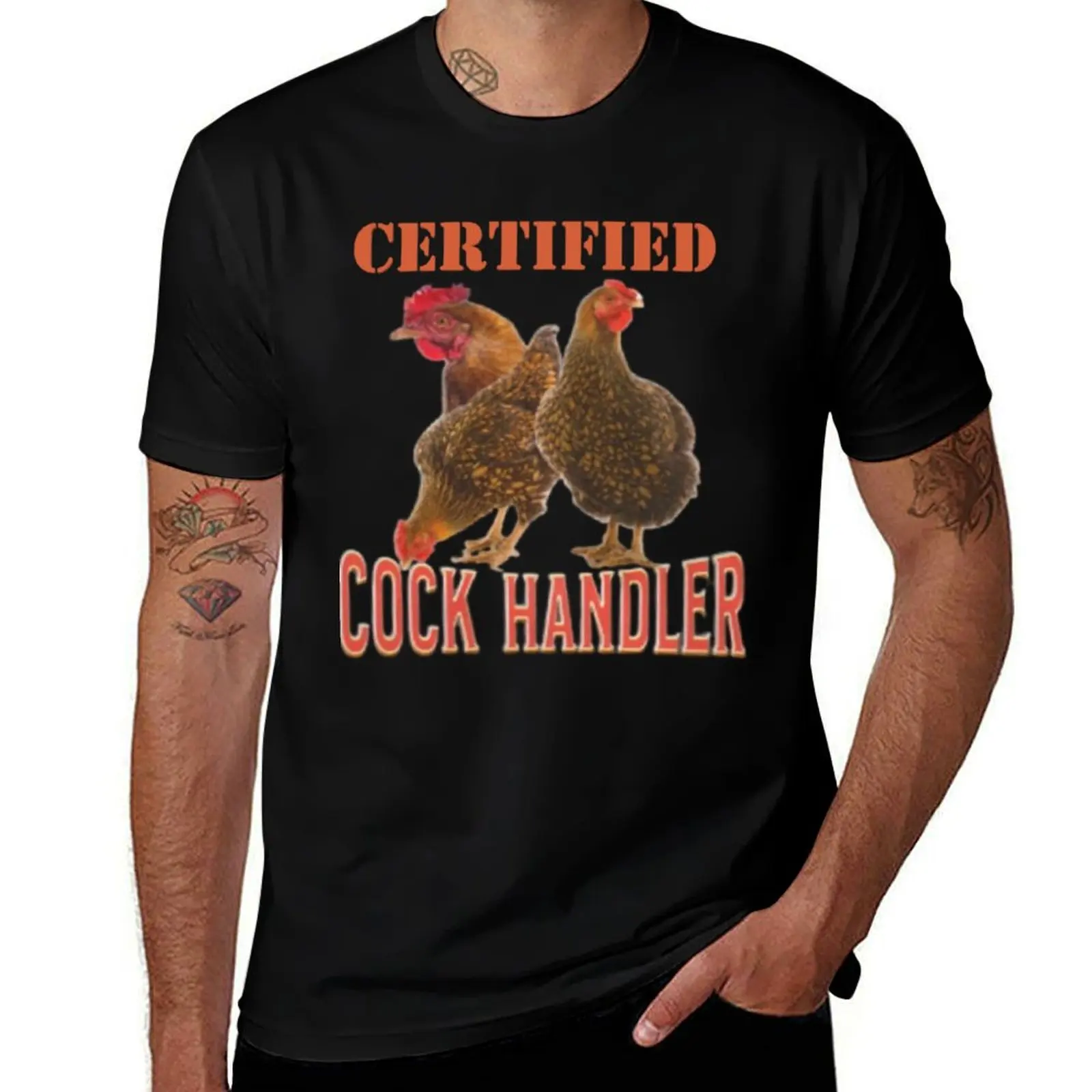 

Certified Cock handler Classic T-Shirt black cotton t-shirt plain for man package man t shirt designer T-Shirt