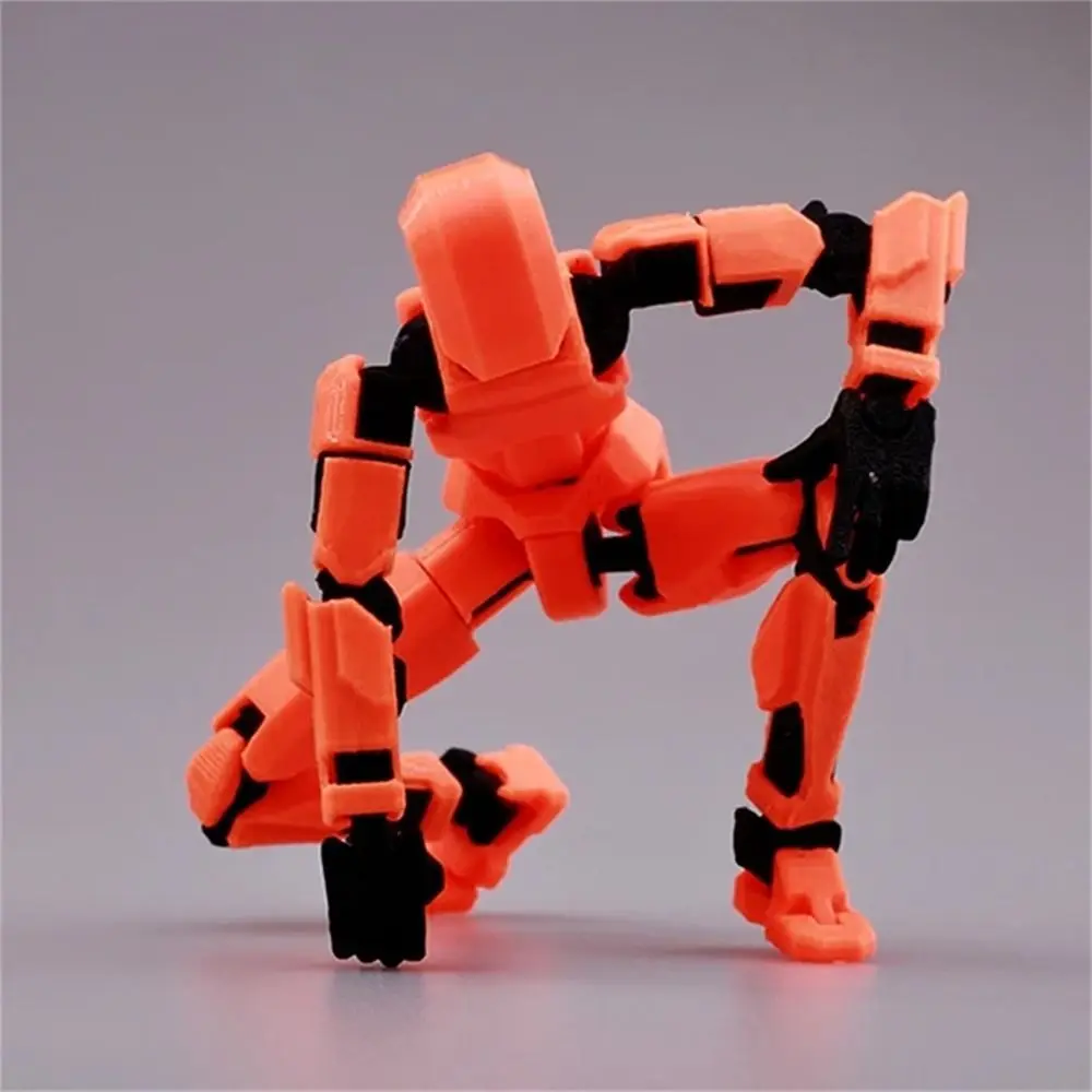 Multi-articulado móvel robô modelo boneca figuras brinquedos 3d impresso manequim figura de ação manequim 13 shapeshift robô pais-crianças