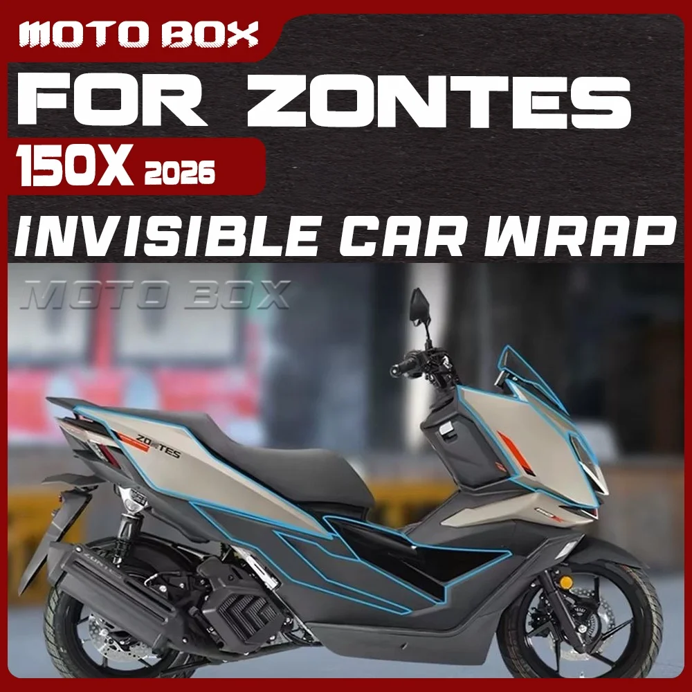 

Прозрачная, устойчивая к царапинам наклейка на топливный бак для мотоцикла ZONTES 150X 2026 года, полный комплект для модели 150 X X150 X 150