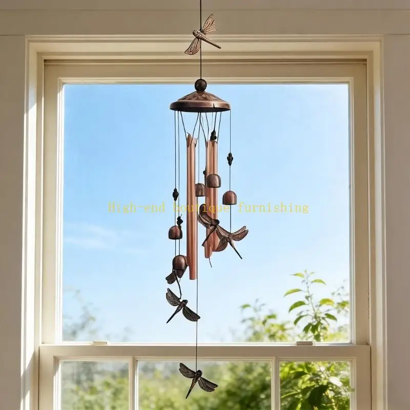 

L9NB Handcrafted Metal Elegant Animal Wind Weather Resistant Creates Soothing Tone For Outdoor Relaxation