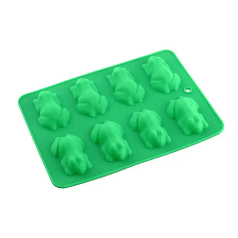 New 3D Frog Silicone Molds Fondant Candy Chocolate Mould Passover Frog Jello Plaster Epoxy Resin Crayons Cake Decorating Tools