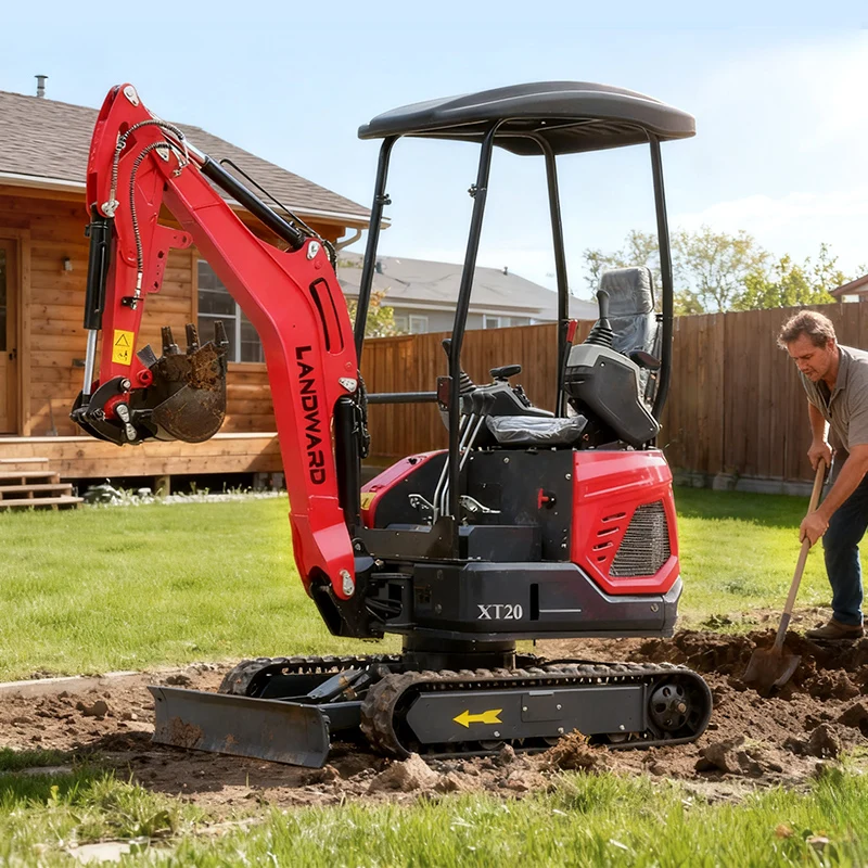 

Factory Direct Sales 2 Tons Excavator CE Europe Agricultural Crawler Mini Excavator New 1.8 Tons Mini Excavator Wholesale Custom