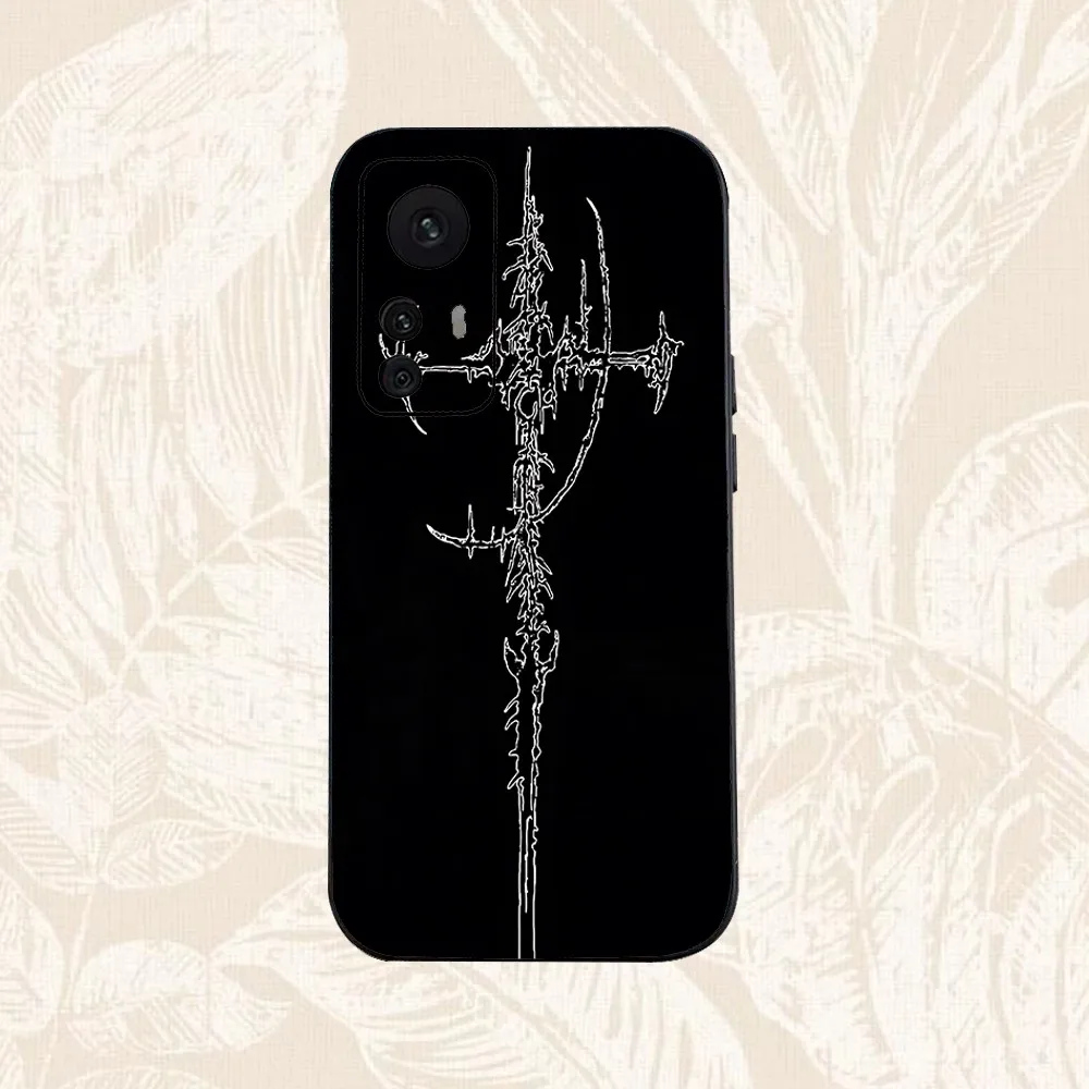 Cyber Sigil Cross Phone Case For Xiaomi 11 Redmi Note 11 5G 8T 9A 9 10T Note8Pro Note9 12SUltra Black Case