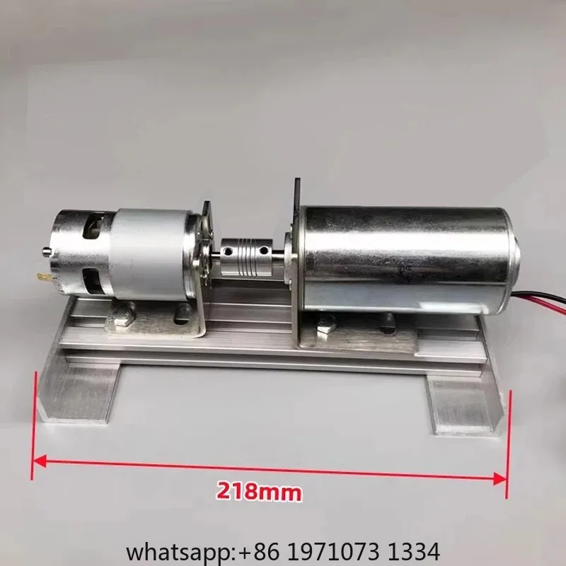220V DC Permanent Magnet Brushless Generator DIY High Voltage Generator Double Bearing Mute 775 Motor Miniaturere Chargeable