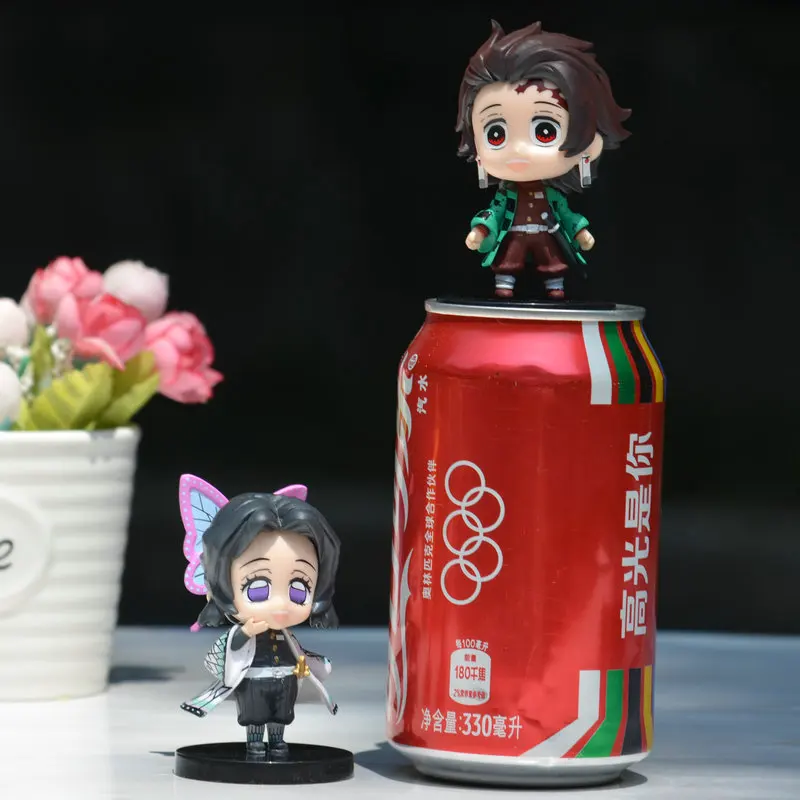 Kimetsu no Yaiba Handmade Q - Versione Nove Pillars Figurine Blind Box - Tanjiro, Nezuko, Iguro Obanai e altri