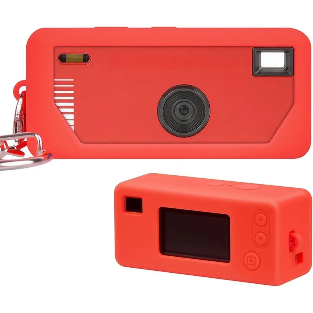 Portable Silicone Case for Kodak Camera Drop-proof Wear-resistant Camera Keychain Storage Box Camera Accessory Protective Case