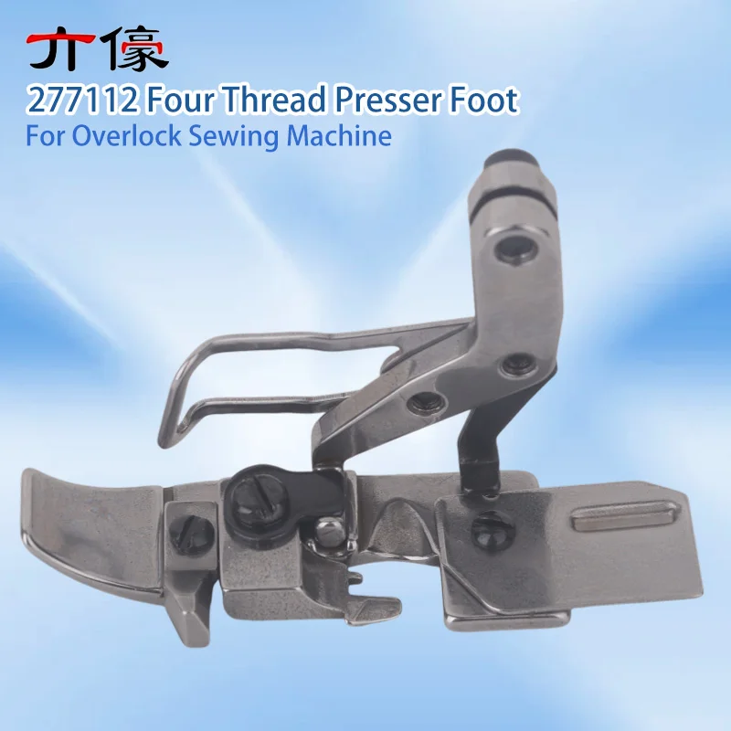 Ultra High Speed Edging And Overlock Sewing Machine With Flat Bottom Ex5214 5200m800 Model 277112 Four Thread Presser Foot