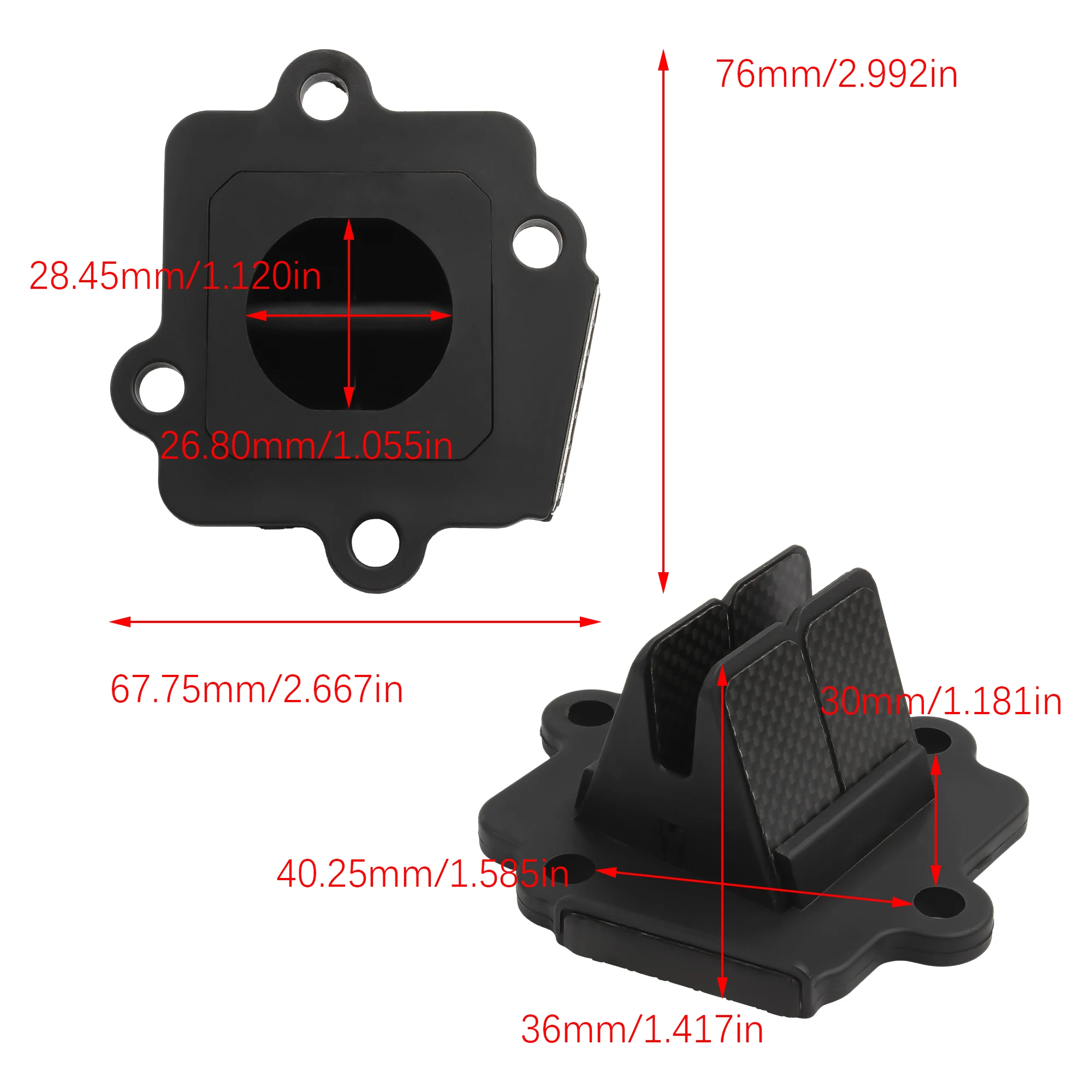 Motorcycle For Vforce 3 V352A Racing Reed Valve Kit for Min Horiz 50 YQ Aerox50 RE2 2003-2012 YAMAHA JOG50 CY50 Beta ARK 50cc image 6