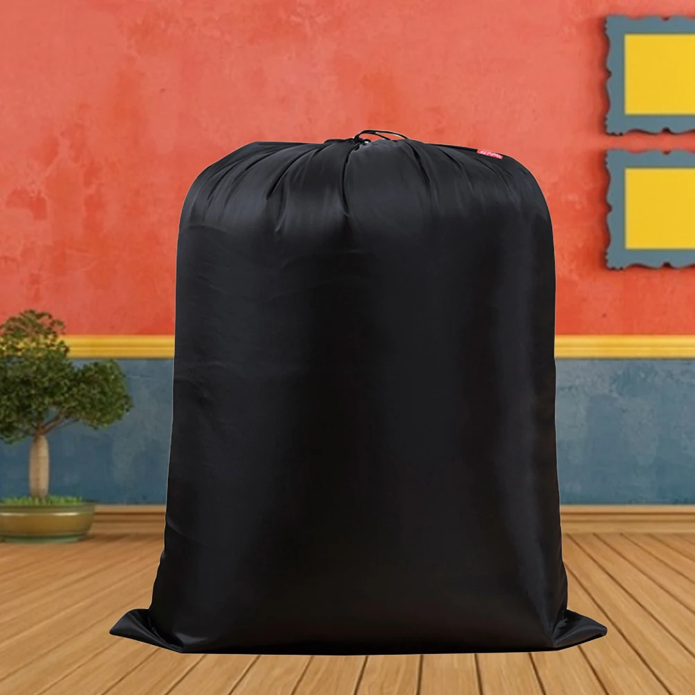 

Clothes Storage Bag Canvas Cotton Drawstring Bags Blanket for Organizer Comforter