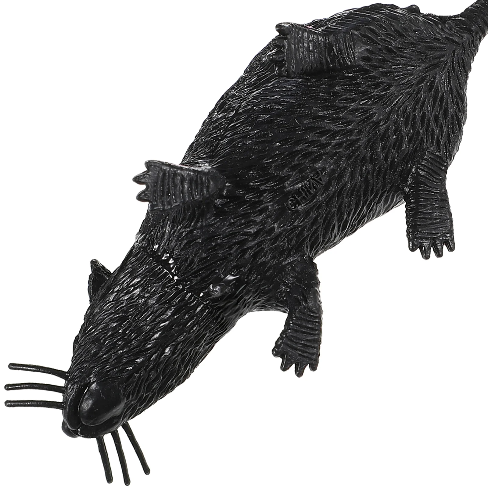 2pcs Realistic Mice Toy Spooky Rat Toy Halloween Prank Toy Creepy Halloween Decor Medium Size (Black, Gray)