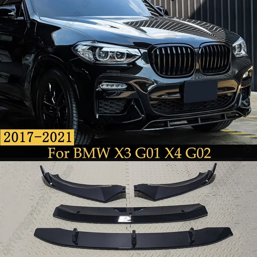 

Передний бампер, спойлер, диффузор для BMW X3 G01 и X4 G02 M Sport 2017-2021, 4 шт., комплекты защитных чехлов для автомобильного бампера