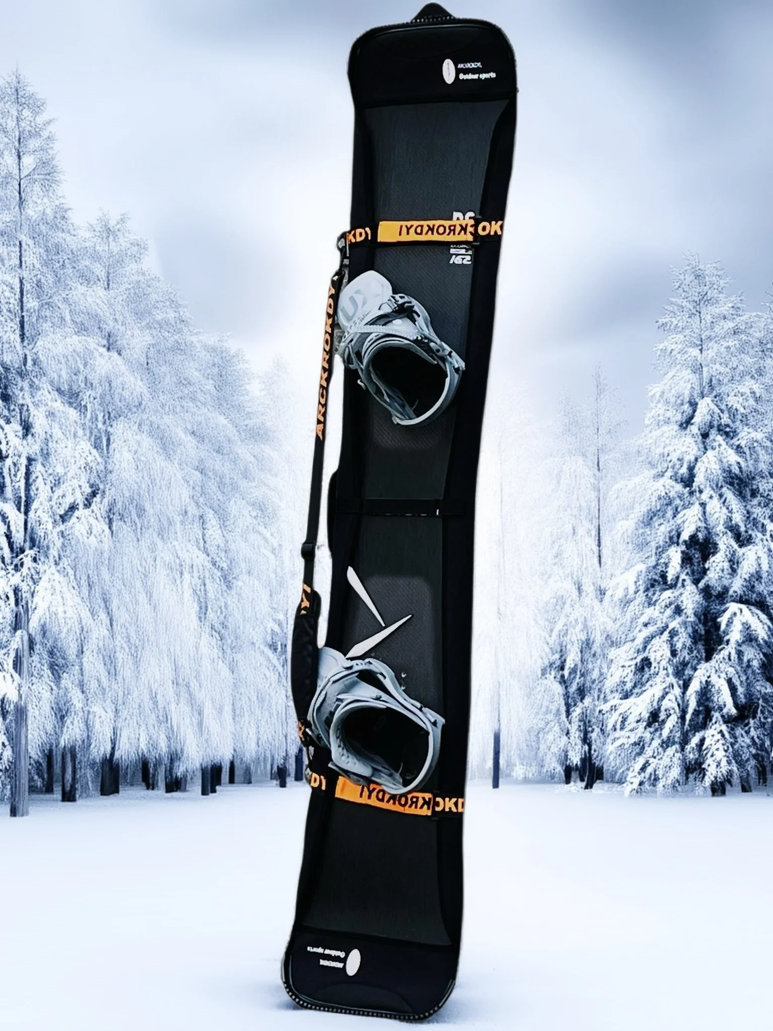 sac-de-transport-portable-arckrokdyl-pour-snowboard-simple-ou-double-avec-bandouliere-pochette-de-rangement-pour-equipement-de-ski-design-«-dumpling-skin-»