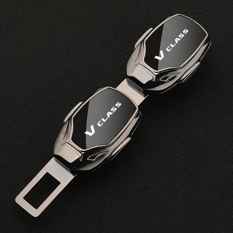 Car seat belt locker carabiner extender insurance belt insert buckle for Mercedes Benz V CLASS with logo car Accessories