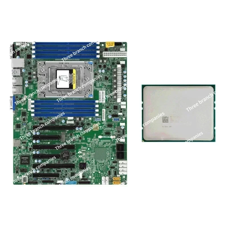 For H11SSL-i mainboard com amd epyc 7401p cpu 24 núcleos 2ghz até 3.0ghz