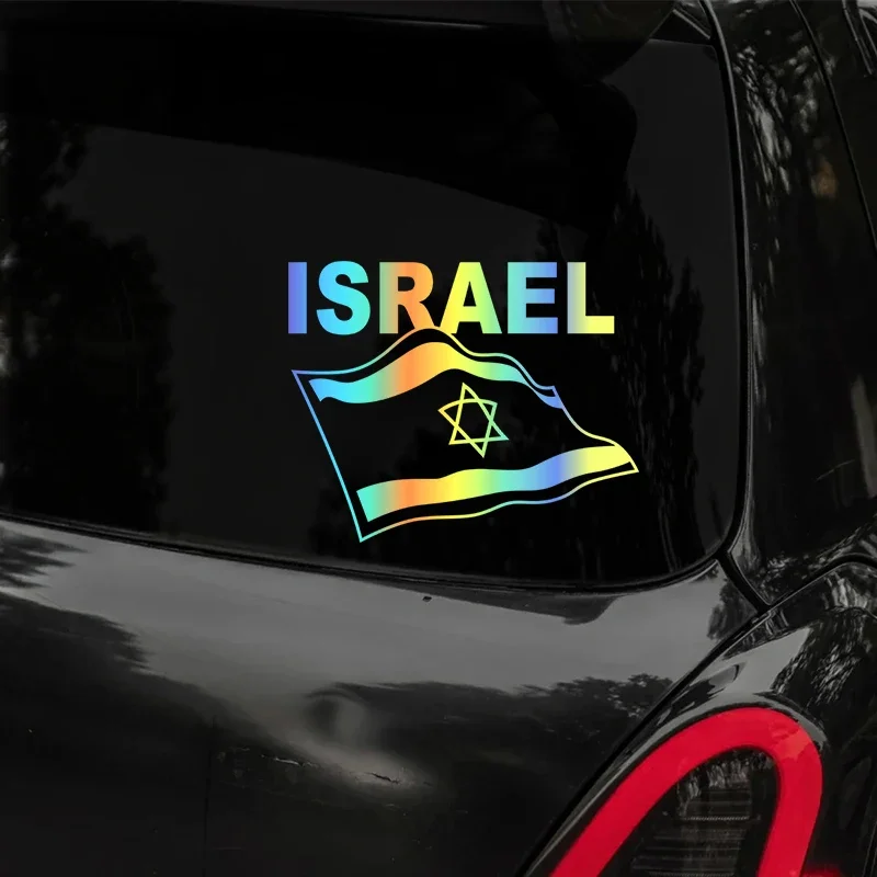 Flag of Israel Car Stickers for Window Trunk Vinyl Decals Waterproof Auto Styling Motorcycle Fuel Tank Scooter Body Stickers