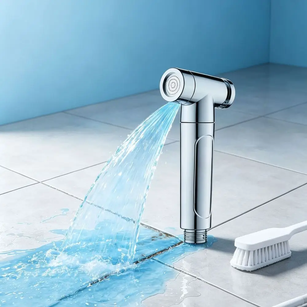 Pressurized Handheld Bidet Sprayer With Filter Toilet Cleaning Applicator Bathroom Personal Hygiene Shower Head Abs