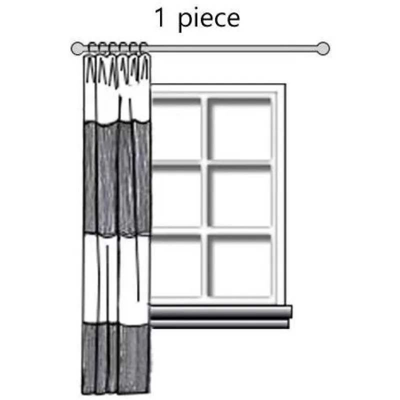 Curtains Blackout Bedroom Opaque Blinds Curtain for Window Living Room Kitchen Treatment Ready Made Small Drapes Window