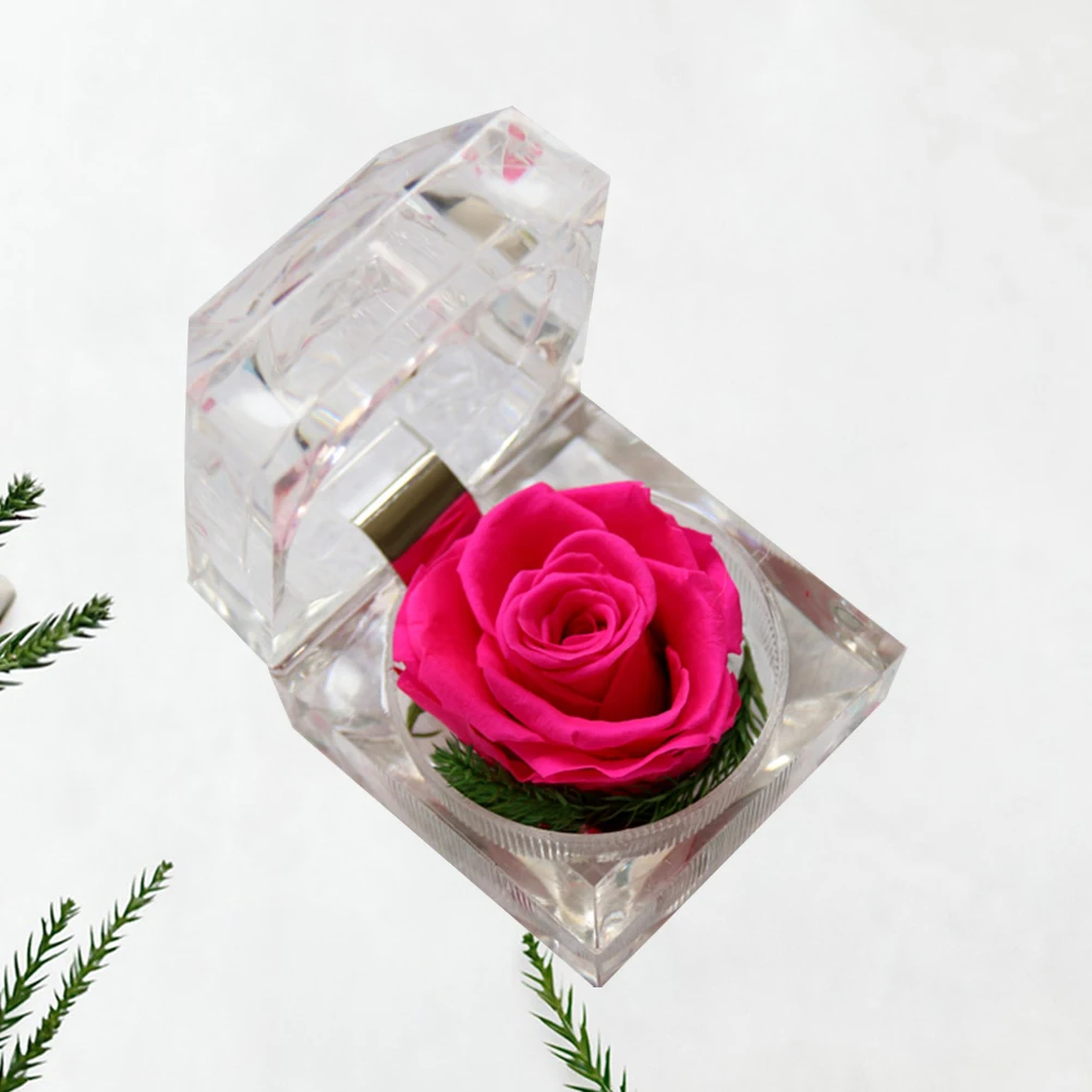 

Preserved Flower Gift Box Eternity Roses Fresh Bouquet Allergy WeddingDecoration Never Withered Anniversary Presents