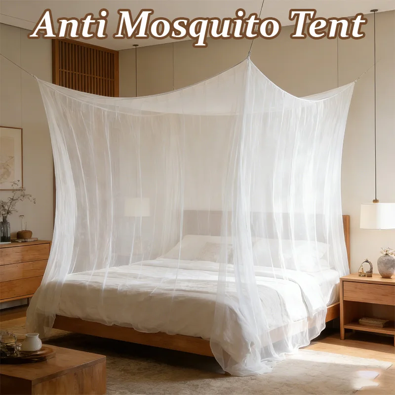 Multifunctional Camping Mosquito Net Tent Large Patio Gazebo Mesh Tent Insect Proof For Outdoor Garden Backyard Picnic Camping