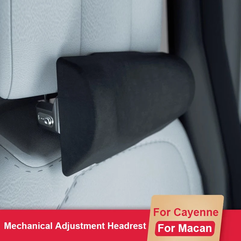 

For Porsche Cayenne Macan Memory Foam Car Headrest Pillow Adjustable Neck Support Cushion Comfortable Ergonomic Seat Accessories