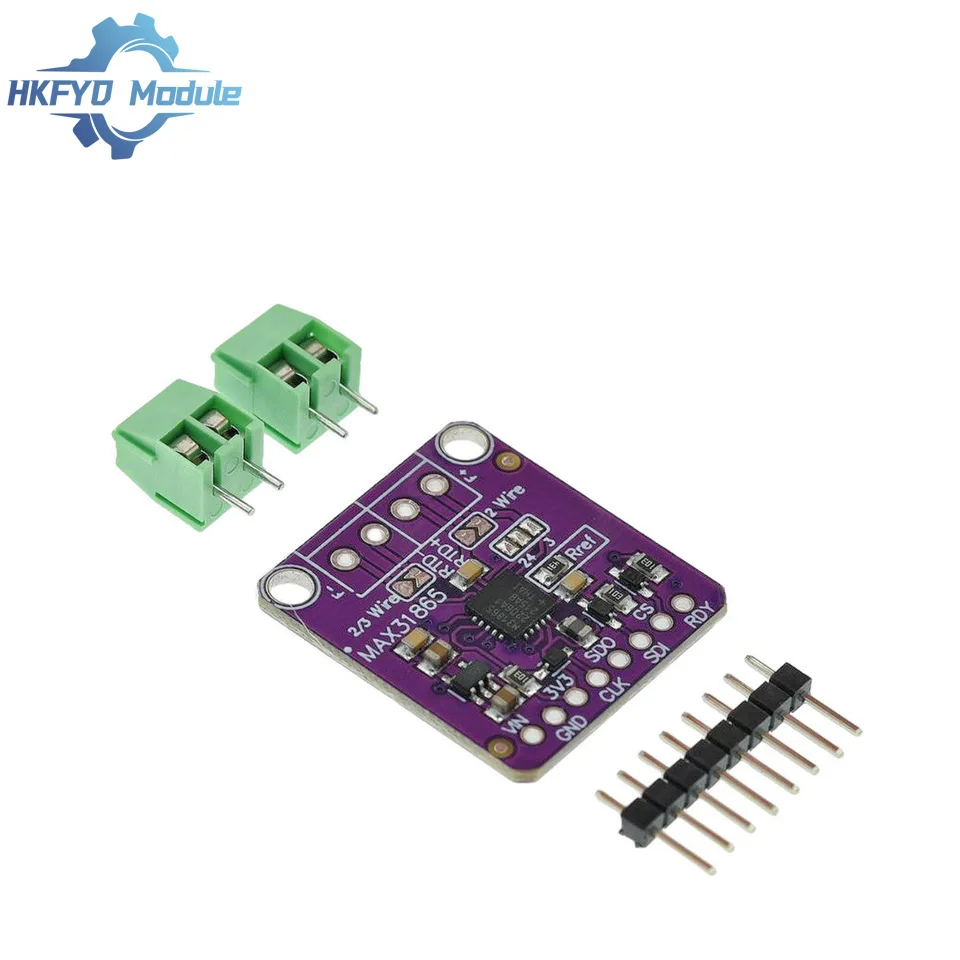 MAX31865 PT100/PT1000 RTD-to-Digital Converter Board Temperature Thermocouple Sensor Amplifier Module 3.3V/5V