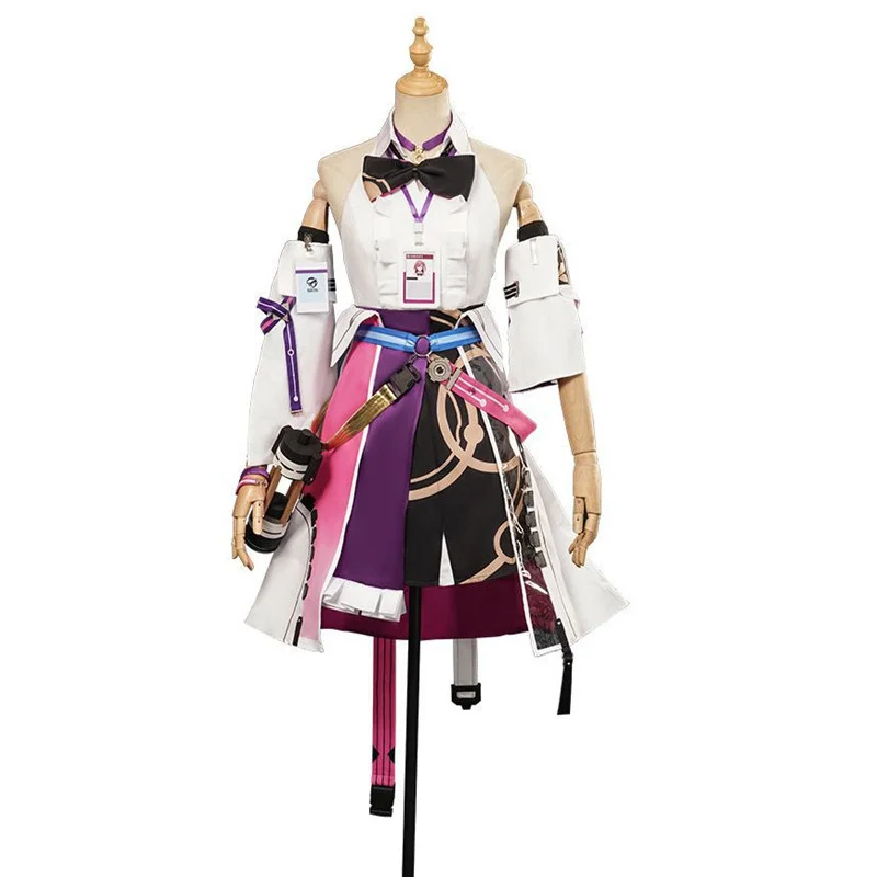 

Game Honkai: Star Rail Cosplay Costume Anime Honkai Asta Cosplay Costume Girls Clothing and Wigs Purple Suit for Asta Cospaly