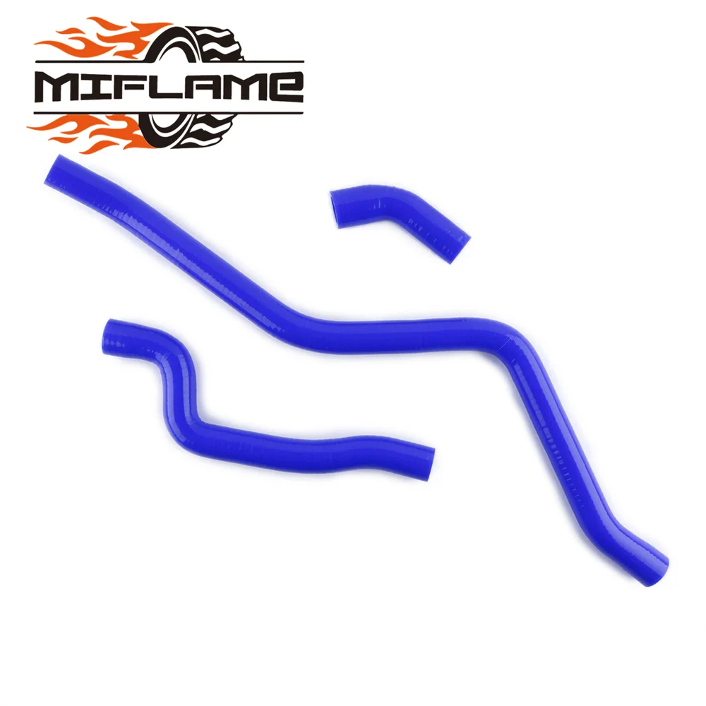 For Yamaha Raptor 660 YFM660 YFM660R 2001 2002 2003 2004 2005 ATV Silicone Radiator Coolant Hoses Kit 3