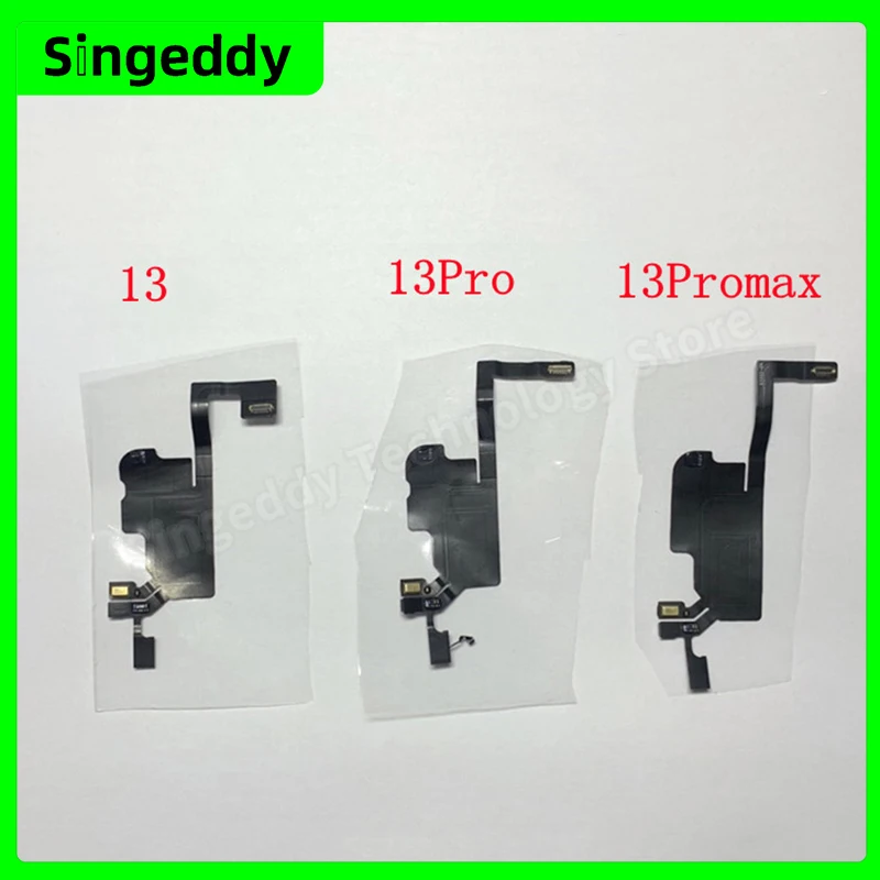 Mobile Phone Flex Ribbon Cable, Earpiece Flex For iPhone 13, 13Mini, 13Pro, 13ProMax, With Sensor, Flat Cable Replacement Parts