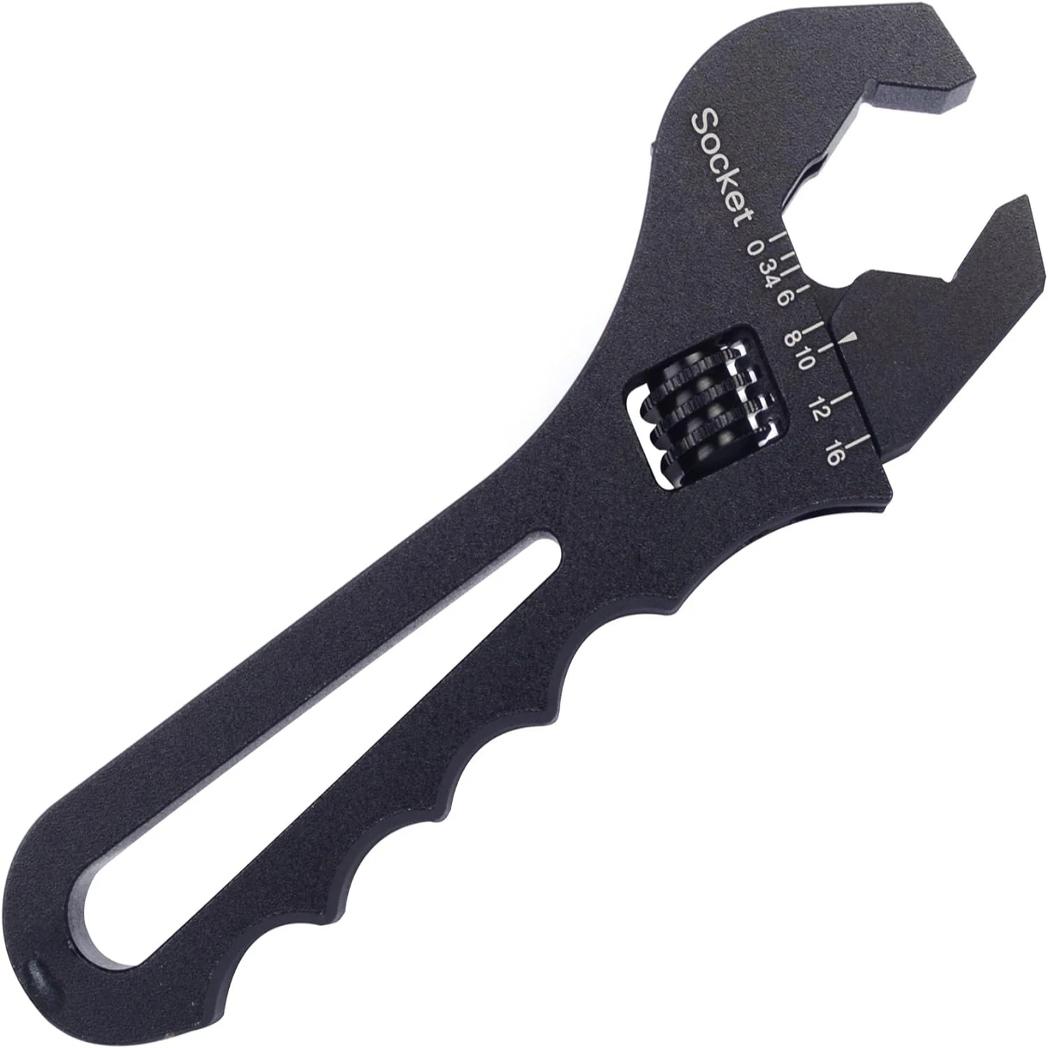 Efficient, high-quality, and durable lightweight black aluminum adjustable spanner wrench - Reliable tool for easy installation