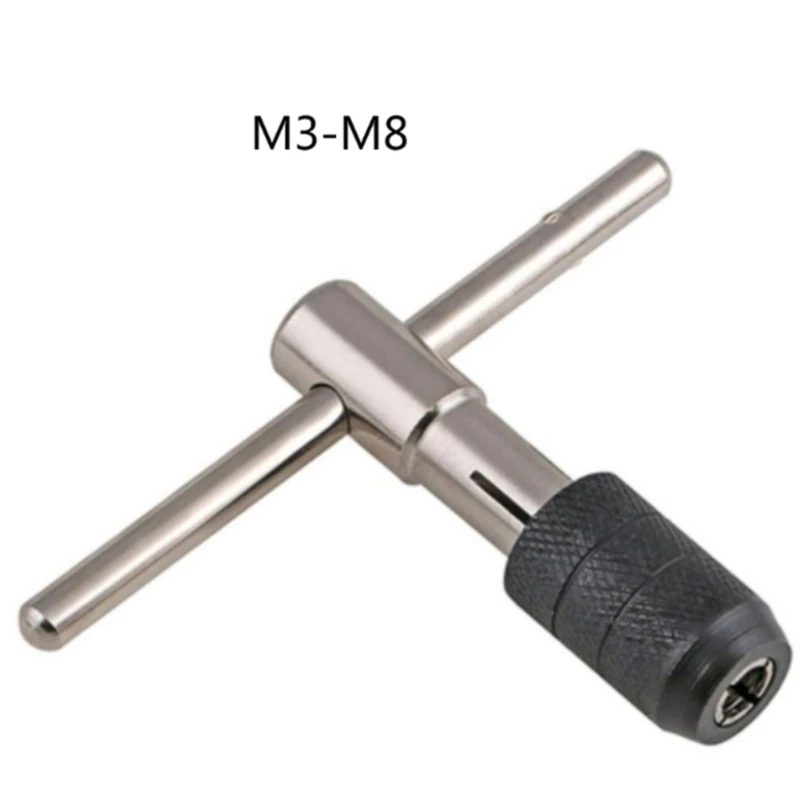 M3-M12 Maniglia regolabile a forma T Alesatore Vite Estrattore Porta chiave Strumenti Trasporto goccia
