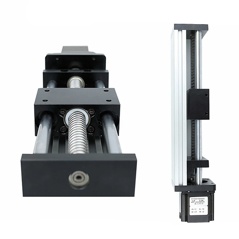 GGP 1204 1605 1610 Ball Screw Linear Guide Motion Module 50-700MM Effective Stroke Rail Table with Motor for CNC 3D Printer Part