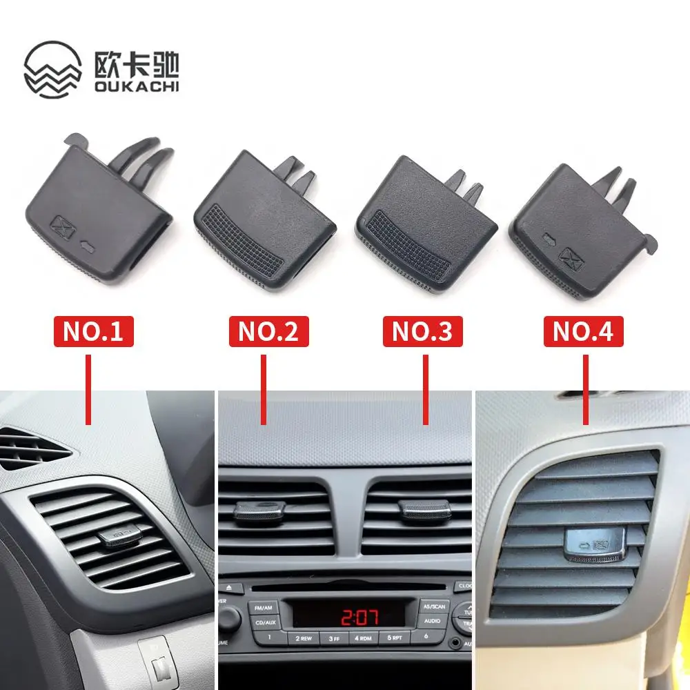 Car A/C Air Vent Grille Tab Clip Automobile Air Conditioner Outlet Repair Kit For Hyundai VERNA SOLARIS 2010-2016