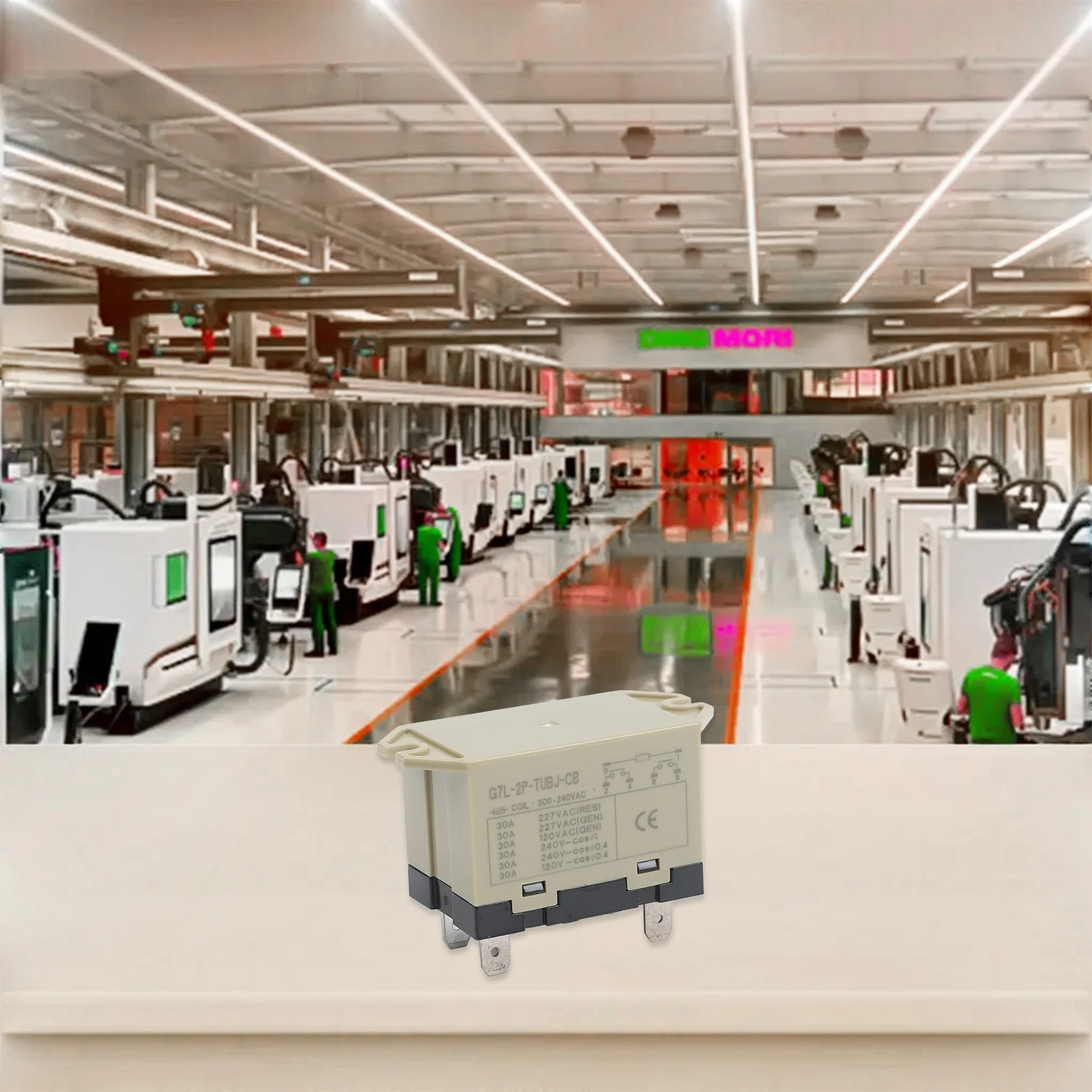 30A Relay Air Conditioner Relay CE-certified Relay Flame-retardant Housing Flame Retardant Relay Housing Control