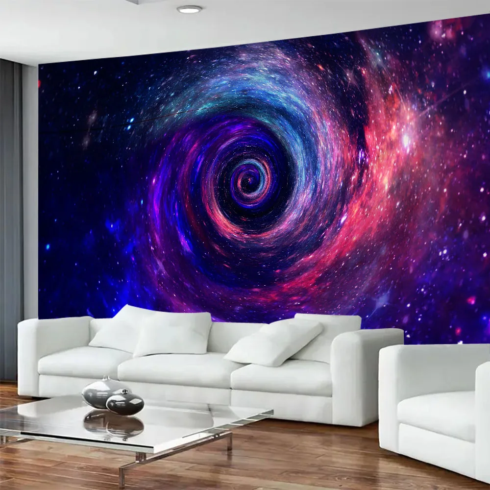 

Starry Sky Tapestry Universe Planet Night Sky Landscape Wall Hanging Bohemian Fantasy Mysterious Astrology Background Poster