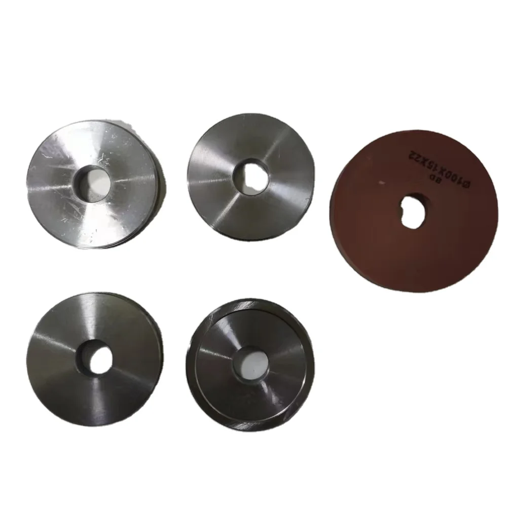 Customized Glass Polishing Grinding Wheel 80mm 100mm for Shaped Machine Round Edge and Straight Edge Machine