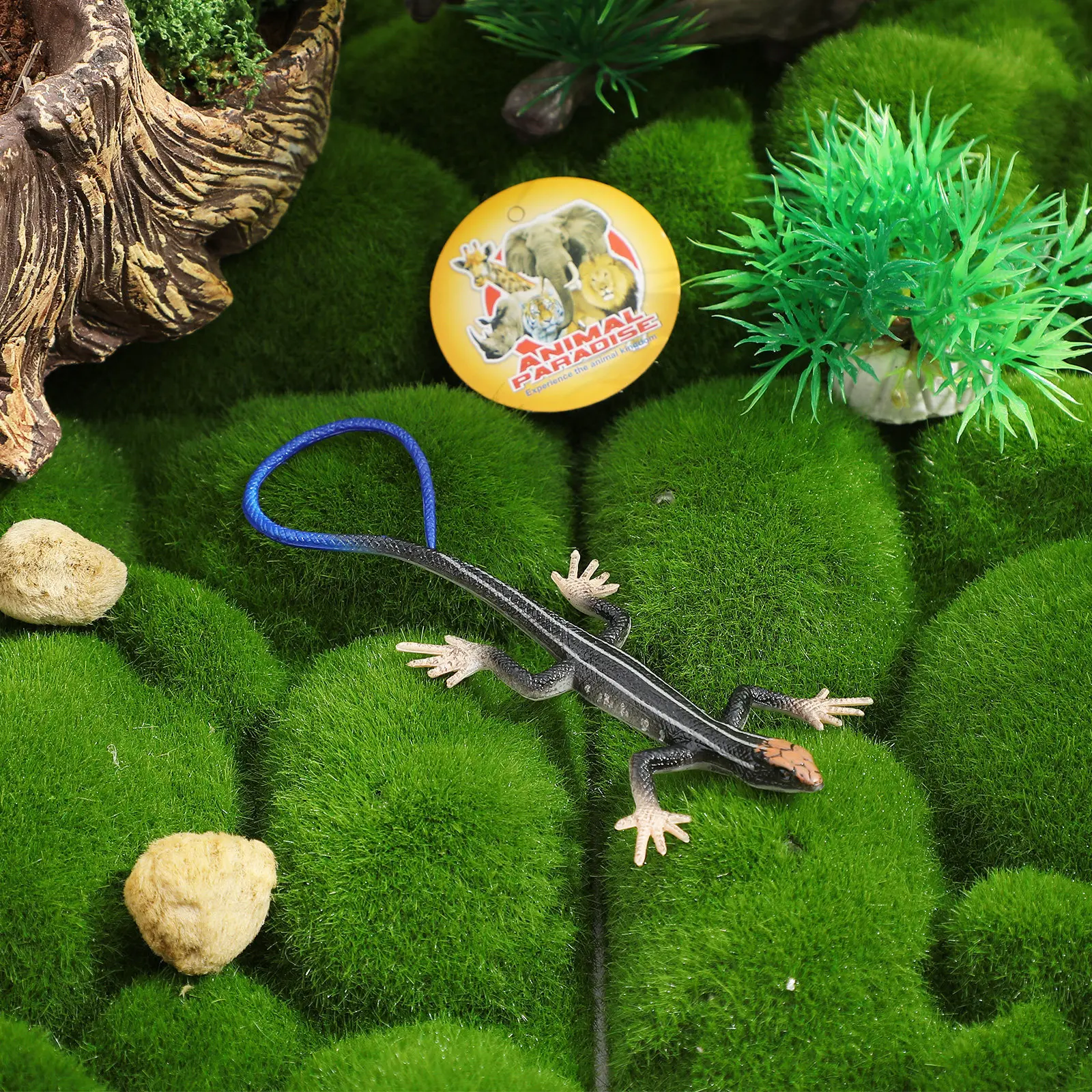 

Simulation Lizard Four-Leg Artificial Plastic Realistic Animal Prop Kids Early Education Prank Party Trick Early Education Toys