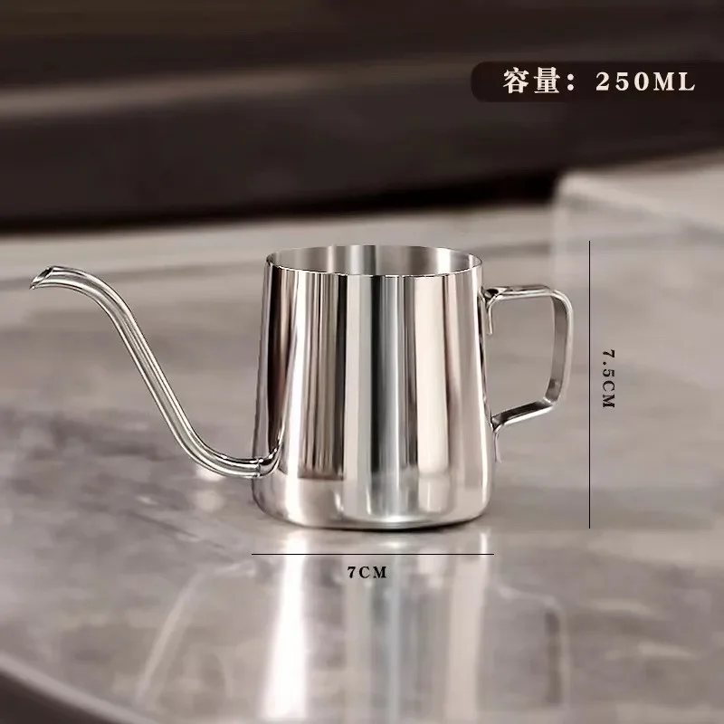 Stainless Steel Hand Punch Pot Coffee Pots Coffee Drip Gooseneck Spout Long Mouth Coffee Tea Pot Kettle