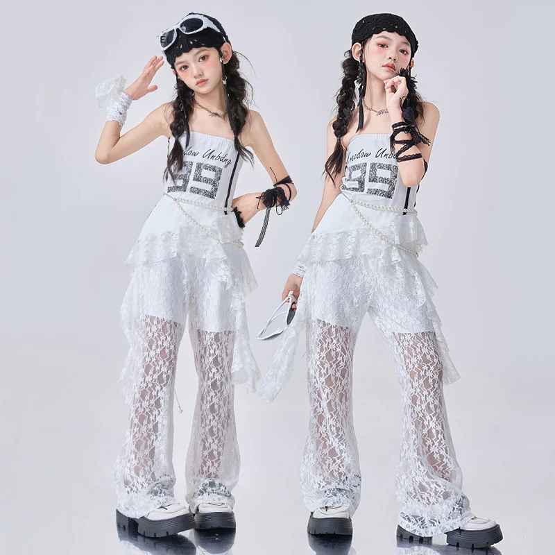 2025-hip-hop-filles-vetements-blanc-dentelle-nombril-hauts-pantalons-enfants-ete-jazz-performance-costume-kpop-style-scene-vetements-bl16215