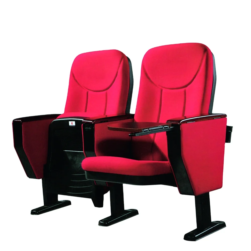 

2018 Foshan Luxury Aluminum Alloy Auditorium Chair Modern Design Fabric Theater Furniture for Hall School Hospital Cinema Use