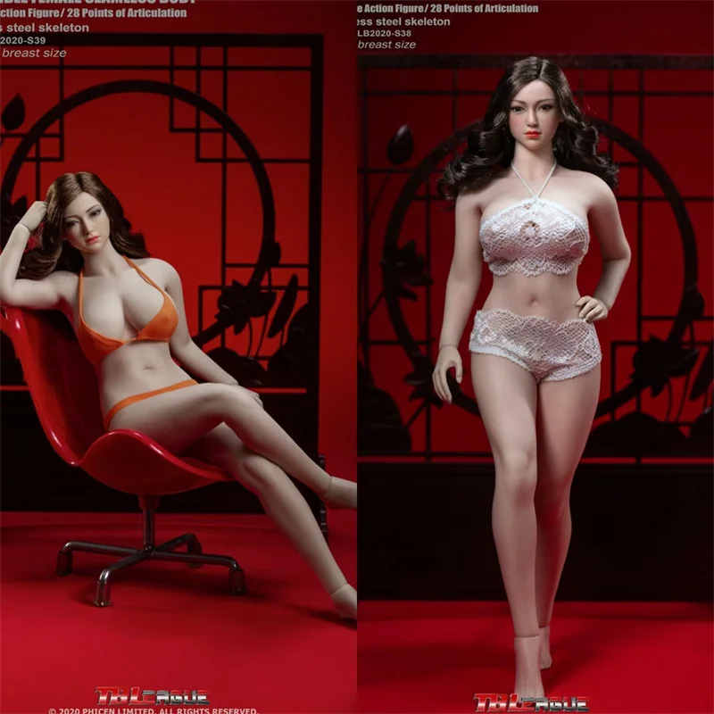 

TBLeague 1/6 Масштаб S38 S38A S39 S39A Женский бледно/слитанская кожа Бесшовное тело девушки с головой Лепка 12 дюймов Модели экшн-фигурок