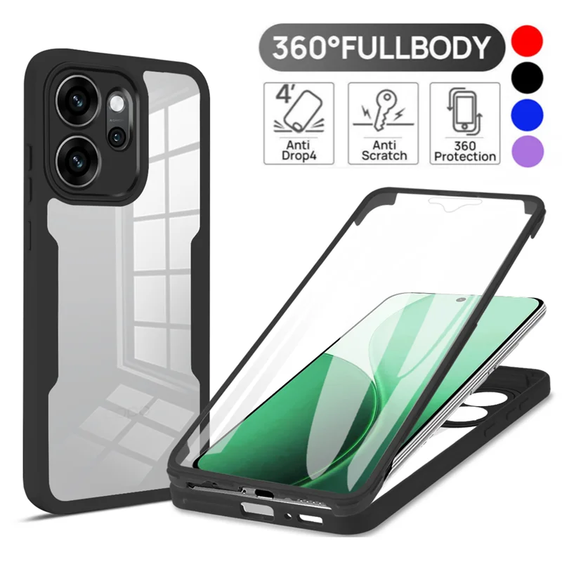 Full Body Protection Shockproof Case for OPPO Reno 15F 14F Reno 15 14 Pro Reno14 F FS 5G Protective Cover Screen Protector Funda