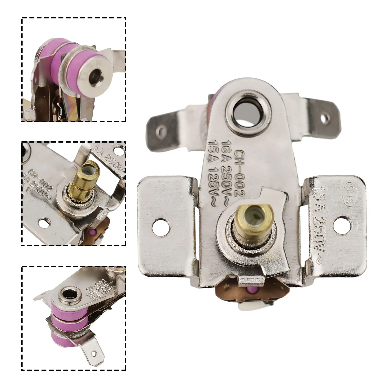 10A 16A Temperature Controller Switch Electric Oven Thermostat Oven Repair Parts  Adjustable Temperature Control Switch Access