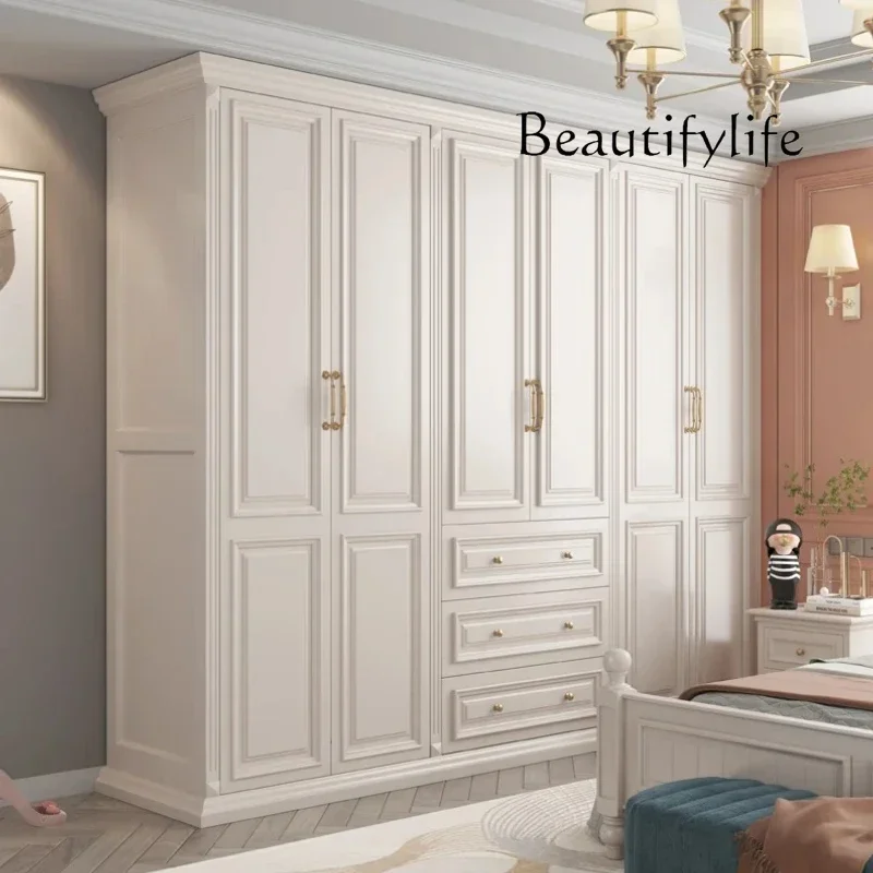 X HH X Women Storage Luxury Wardrobes Wood Bedroom Big Teen Girl Wardrobes Organizer White Armario De Ropa Modern Home Furniture