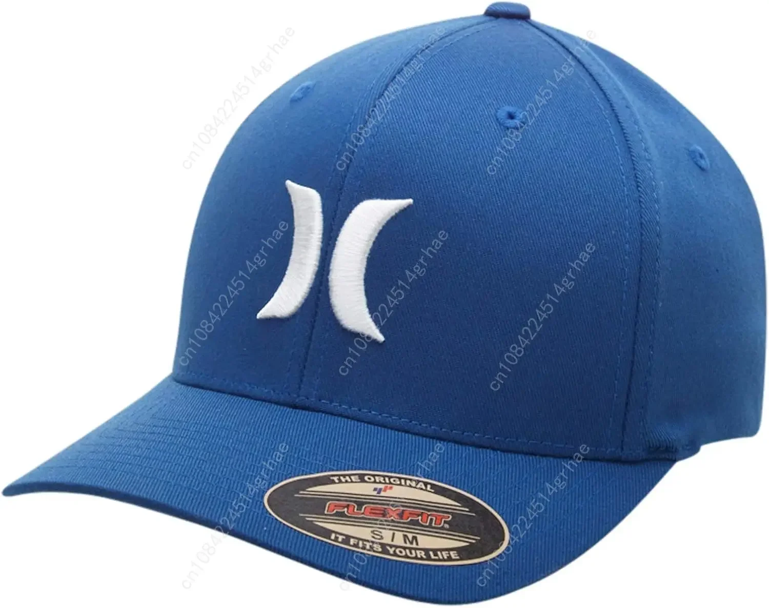 Gorra de Béisbol H-Hurley para Hombre, Gorras de Béisbol Flexfit Ajustadas, Logotipo Bordado, Algodón de Alta Calidad, Gorras de Camionero Cerradas para Exteriores